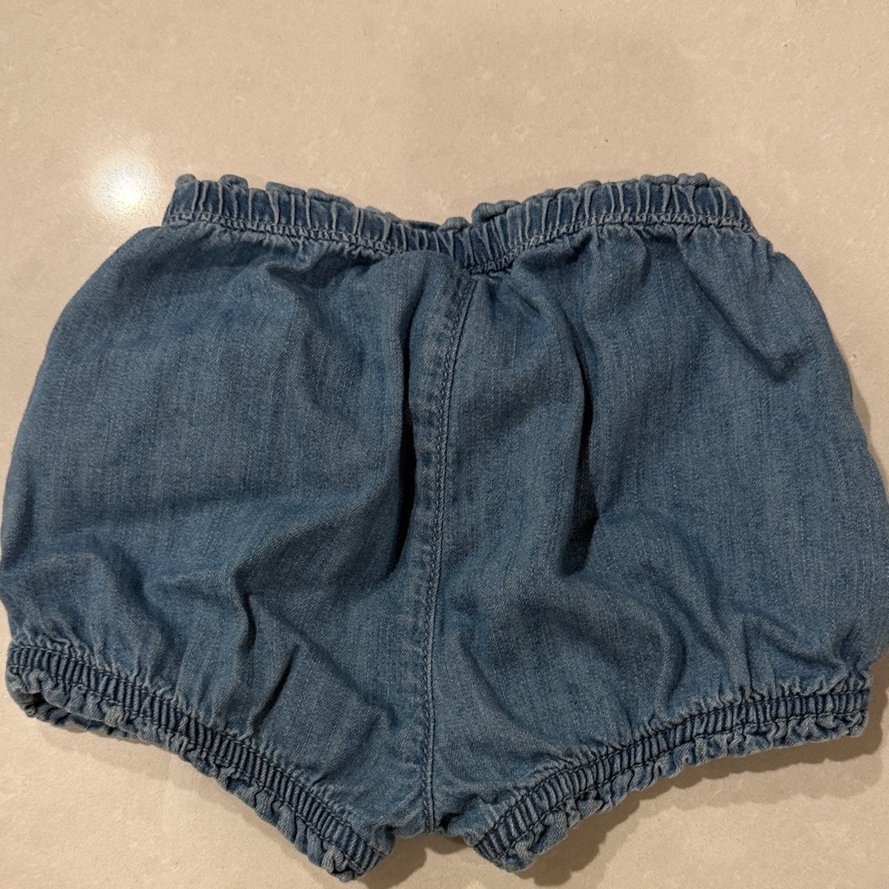 GAP Baby Denim Bubble Shorts - Blue - Picture 3 of 3